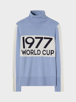 WorldCup Sweater - Dame - Light Blue