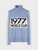 WorldCup Sweater - Dame - Light Blue