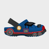 CROCS Classic IAM Train Clog Toddler Crocs - Børn - Blue Bolt/Carbon