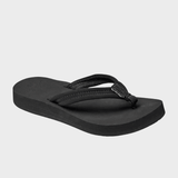 Reef Cushion Breeze Klipklapper - Dame - Black/Black - Gumpel & Co