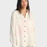 Billabong Swell Blouse Bluse Skjorte - Dame - Salt Crystal