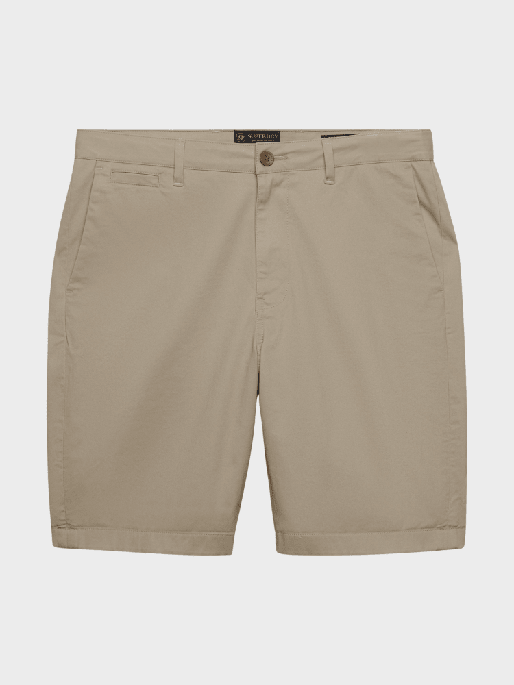 SUPERDRY Premium Regular Chino Shorts - Herre - Sandstone Brown