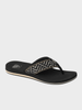 Reef Spring Woven Klipklapper - Dame - Black/Cream