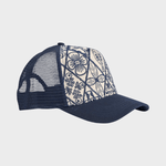 STATE OF WOW Derek A-Shape Trucker Cap - Unisex - Navy