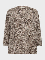 Adney Bluse - Dame - DESERT TAUPE W. MOONBEAM