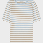 KNOWLEDGE COTTON APPAREL Rib T-shirt - Dame - Multi color stripe