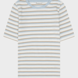 KNOWLEDGE COTTON APPAREL Rib T-shirt - Dame - Multi color stripe