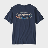 95 Oval Logo Tshirt - Herre - New Navy / Kaleido - Gumpel & Co