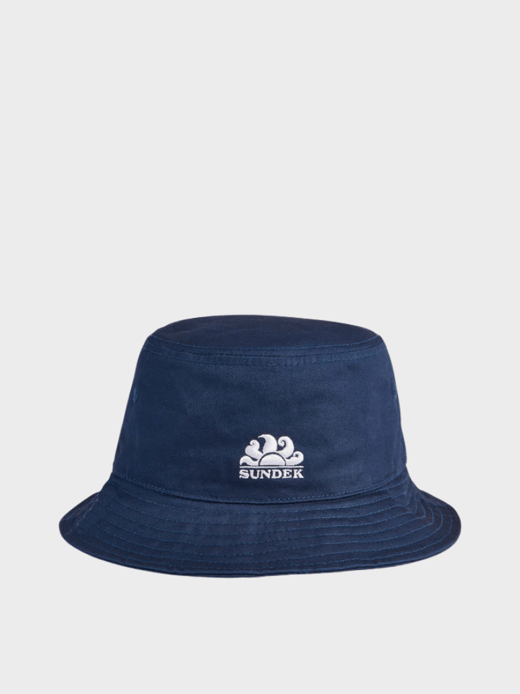 Sundek Embroidered Logo Bøllehat - Unisex - Navy