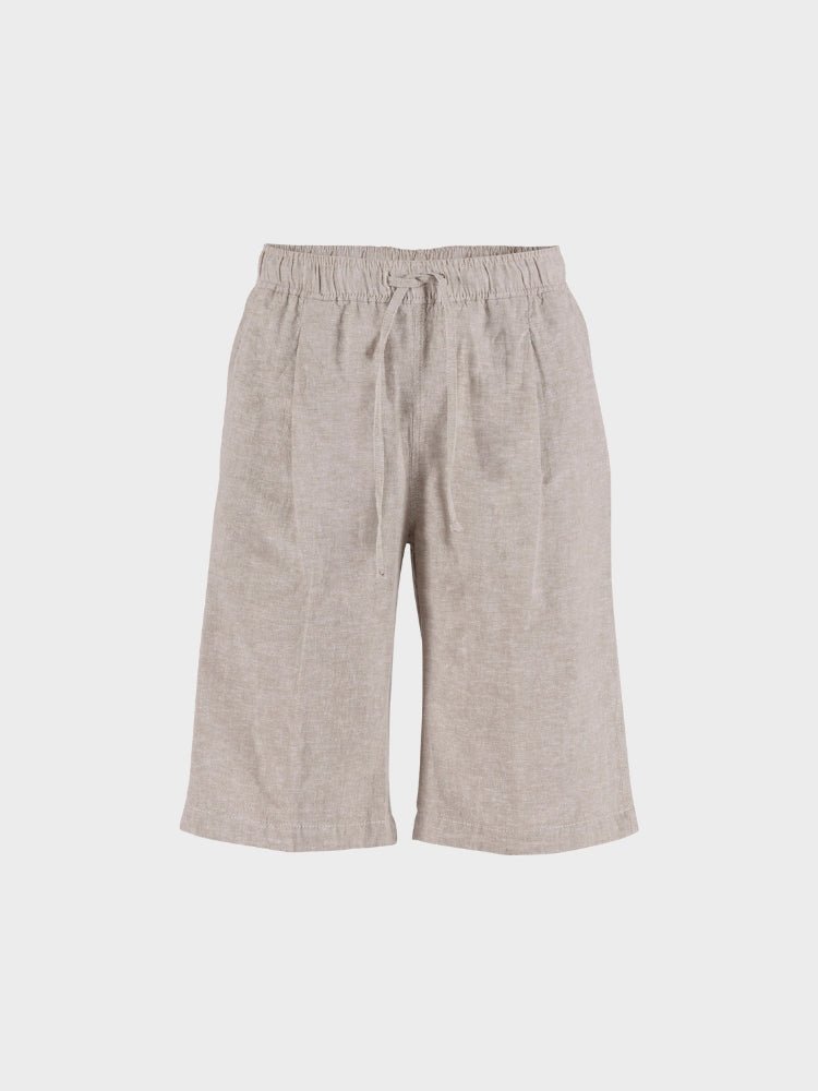 BLUE SPORTSWEAR Lisamarie linen Bermudas - Dame - Chalk-melange