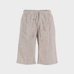 BLUE SPORTSWEAR Lisamarie linen Bermudas - Dame - Chalk-melange