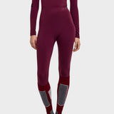 Womens Thermozone 3/4 Tights Wool-Tech - Barolo