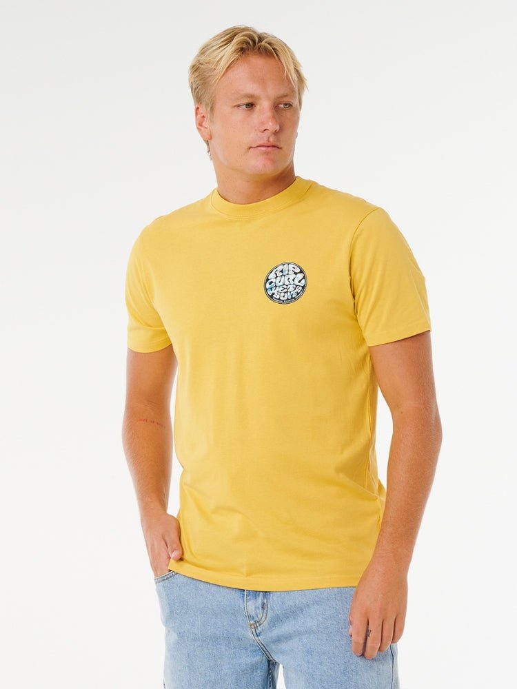 Rip Curl Wettie Passage Icon T shirt - Herre - Ochre