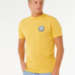 Wettie Passage Icon T shirt - Herre - Ochre - Gumpel & Co