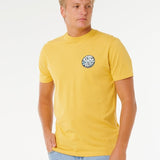 Wettie Passage Icon T shirt - Herre - Ochre - Gumpel & Co