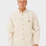 Premium Surf Cord L/S Skjorter - Herre - Sand Dune - Gumpel & Co