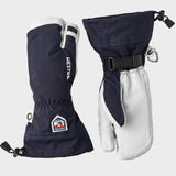 Army Leather Heli 3 fingre Skihandsker - Unisex - Navy