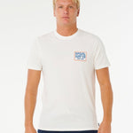 Pacific Rinse Sunrise T shirt - Herre - Bone - Gumpel & Co