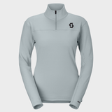 W Defined Light Pullover Midlayer - Dame - Mist Blue