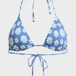Roxy Pt Essentials Tiki Tri Bikini Top - Dame - Dutch Blue Flower Soul Small