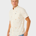 Skelly Breach S/S Skjorter - Herre - Off White - Gumpel & Co