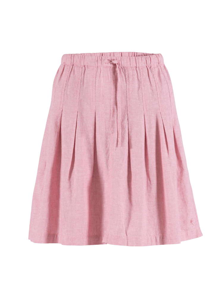 BLUE SPORTSWEAR Anemone linen Skirt - Dame - Soft Pink melange