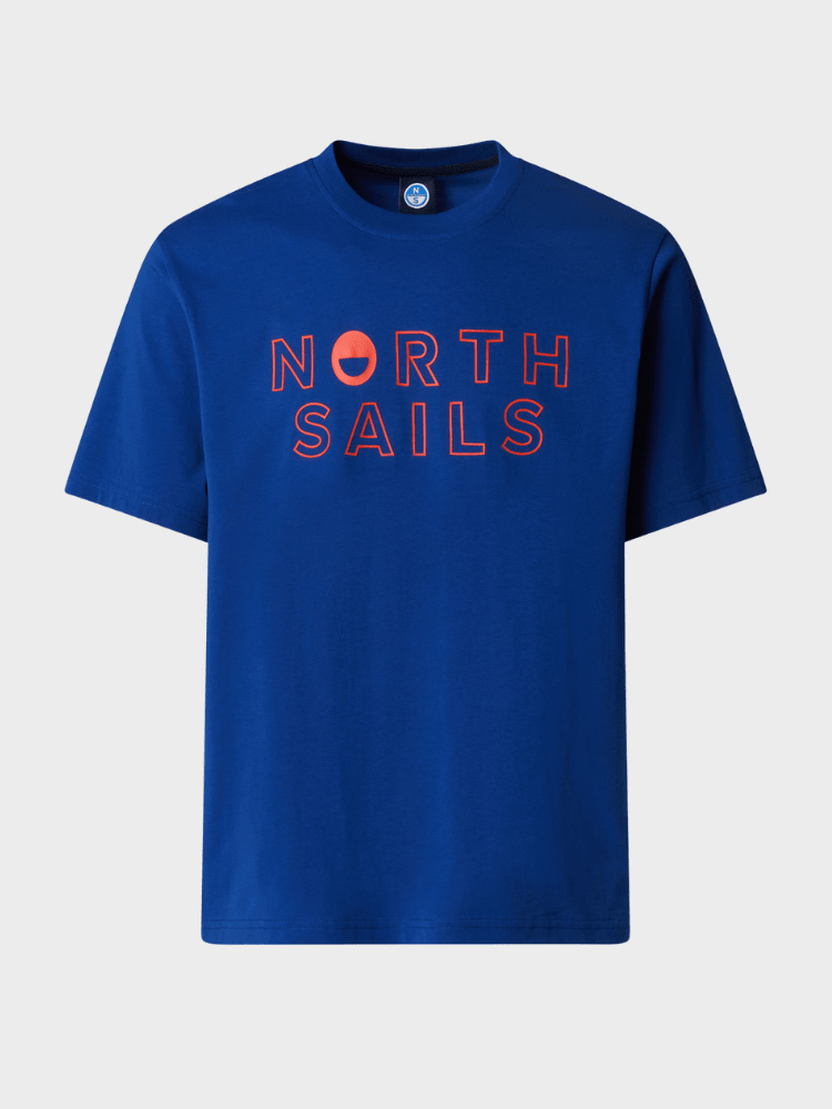 NORTH SAILS T-shirt med grafisk print - Herre - Electric Blue