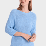 Freequent Tapper Bluse - Dame - BLUE BELL