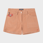 W 5 Inch Concord Dyed Shorts - Dame - Apricot - Gumpel & Co