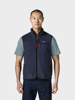 Retro Pile Vest - Herre - New Navy