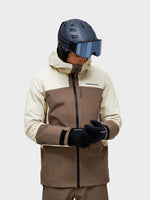 Vertec 3L Skijakke - Herre - Beige / Sand Fog