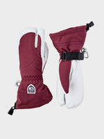 Female Heli Mitt Skivanter - Dame - Bordeaux/Off White