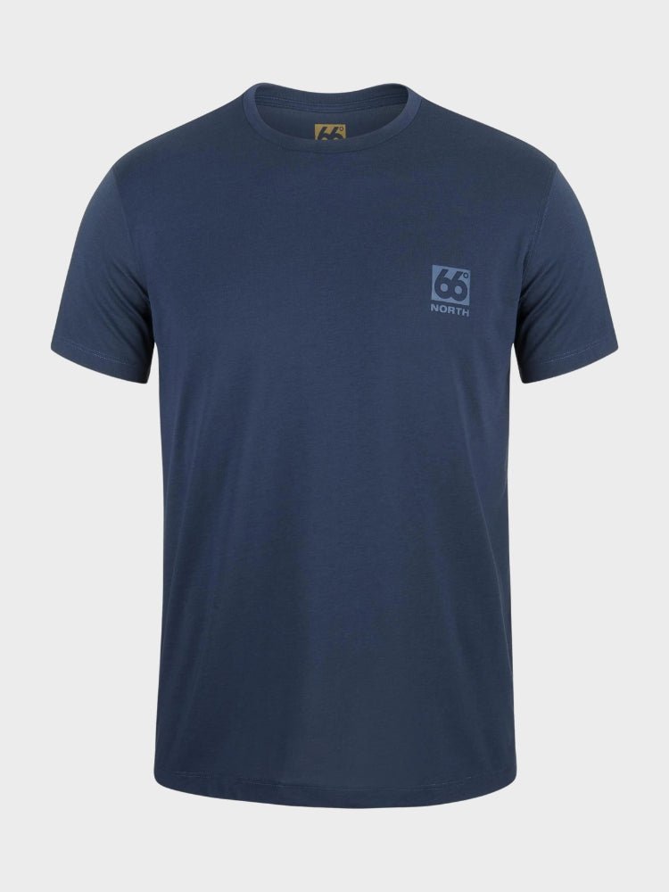 Box Logo T shirt - Herre - Dark Midnight - Gumpel & Co