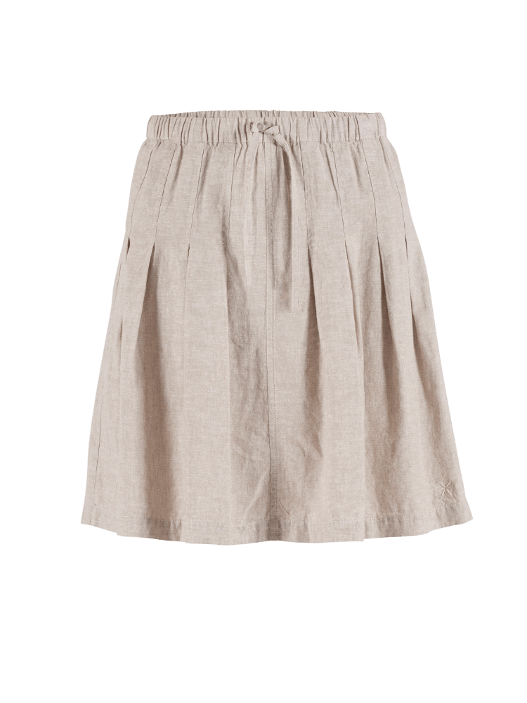 BLUE SPORTSWEAR Anemone linen Skirt - Dame - Chalk-melange