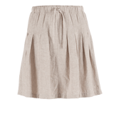 BLUE SPORTSWEAR Anemone linen Skirt - Dame - Chalk-melange