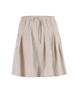 Anemone linen Skirt - Dame - Chalk-melange