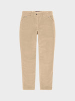 W Fjordcord Slacks 16 Wale - Dame - Desert