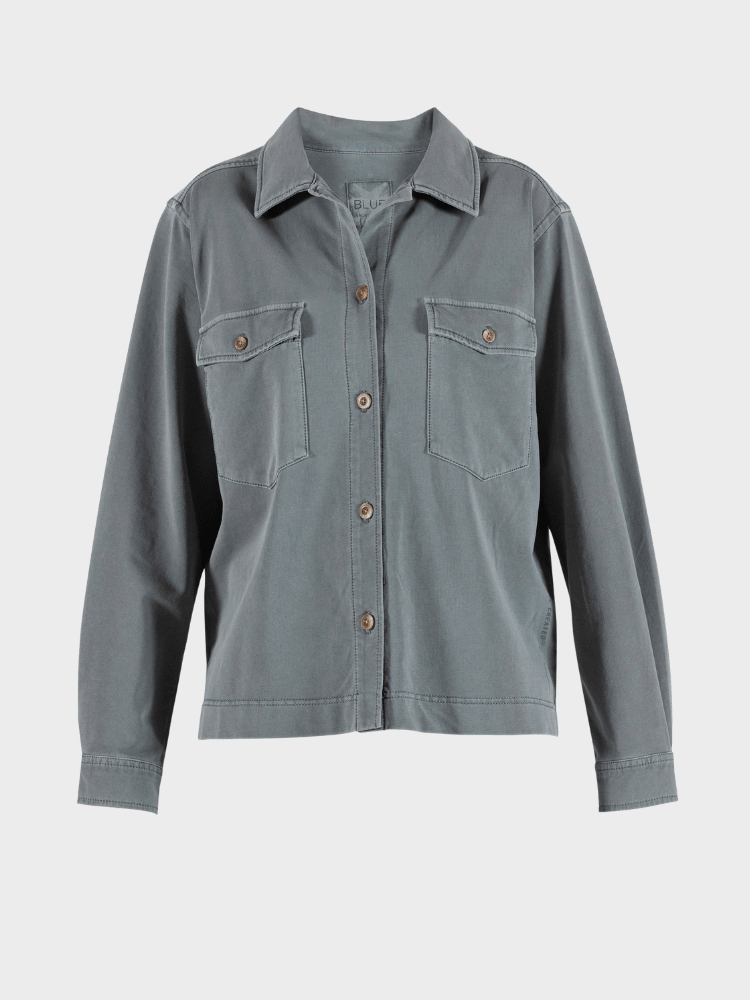 BLUE SPORTSWEAR Jannie "vintage" Shirt - Dame - Silver Pine