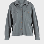 BLUE SPORTSWEAR Jannie "vintage" Shirt - Dame - Silver Pine