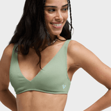 Roxy Love Elongated Tri Bikini Top - Dame - Oil Green