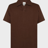 Structure polo - Herre - Shaved Chocolate