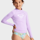 Whole Hearted Langærmet UV trøje - Pige - Crocus Petal - Gumpel & Co