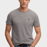 Classic Essential Stripe T-shirt - Herre - Prep Navy Stripe - Gumpel & Co