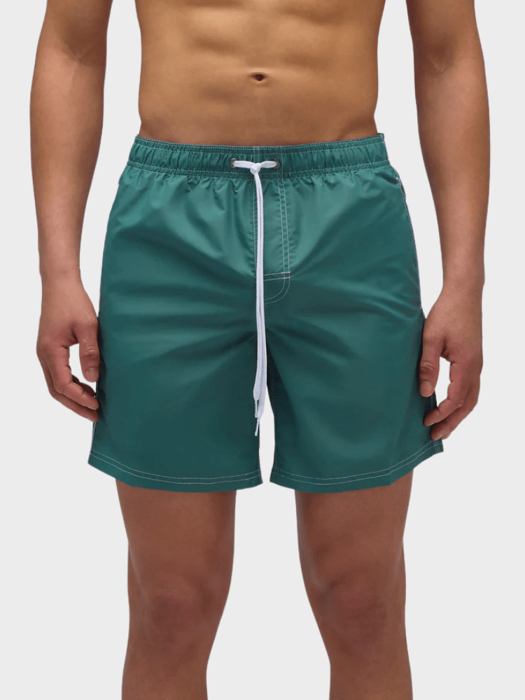 Sundek Iconic Stretch Waist Mid Length Badebukser - Herre - Camo Green 02