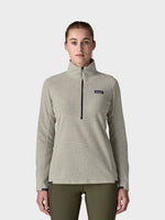 R1 Air Zip Neck - Dame - Birch White
