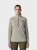 R1 Air Zip Neck - Dame - Birch White
