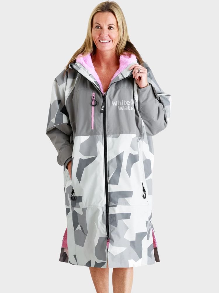 White Water Robe - Arctic Camo / Pink - Gumpel & Co