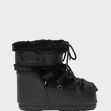 Icon Low Faux Fur - Dame - Black