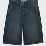 Oversized Washed Denim Shorts - Herre - Viper Vintage Indigo - Gumpel & Co