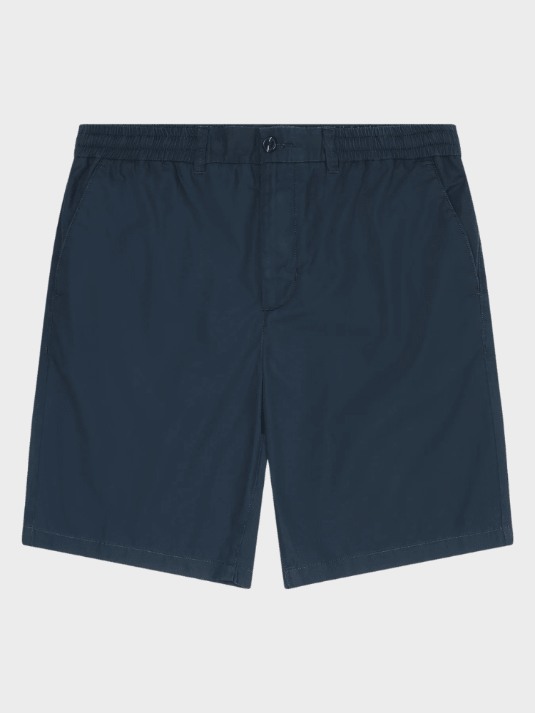 KNOWLEDGE COTTON APPAREL Fig Poplin Shorts - Herre - Total Eclipse